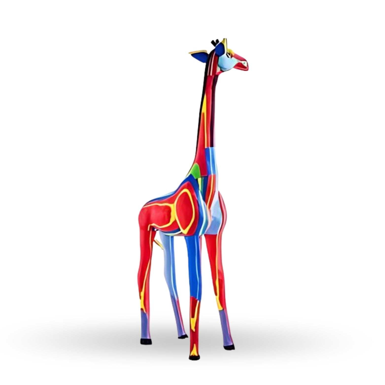 Statue en résine grande girafe JOHANNESBURG 210cm XL sculpture déco Statue en résine grande girafe JOHANNESBURG 210cm XL sculpture déco