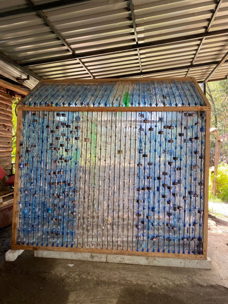 Plastic Bottles Greenhouse Project