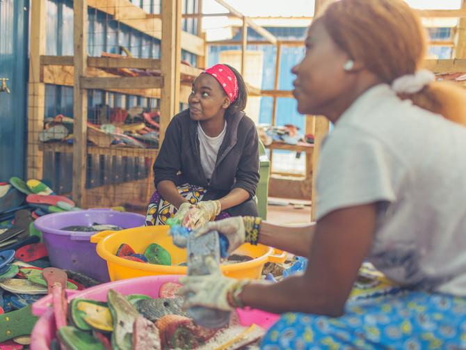 Beach Trash to Art, Trash to Cash, Trash to Treasure – a peek into Ocean Sole Africa.