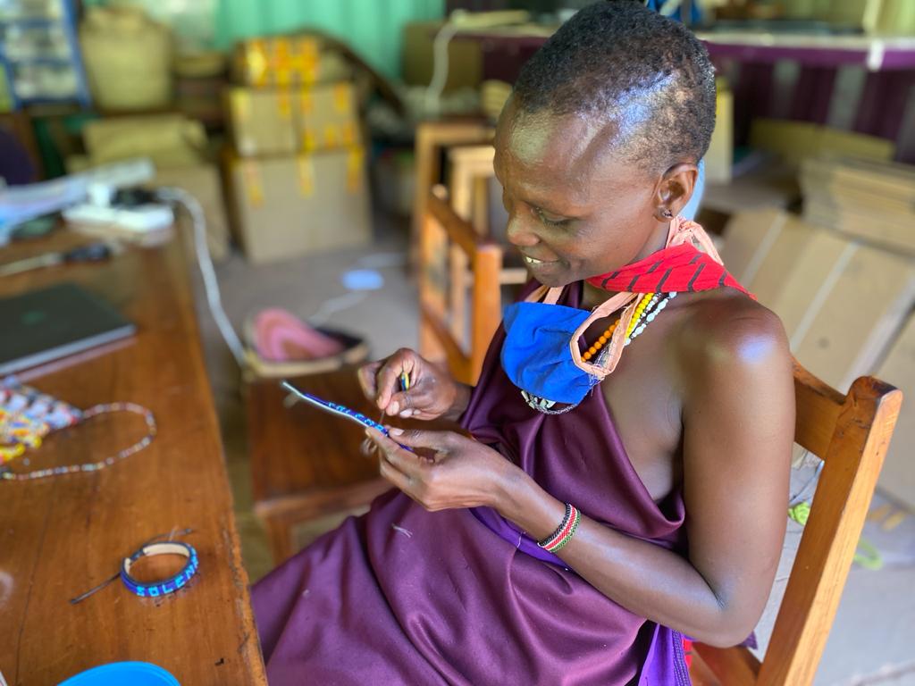 Maasai bead making by Maasai Mums