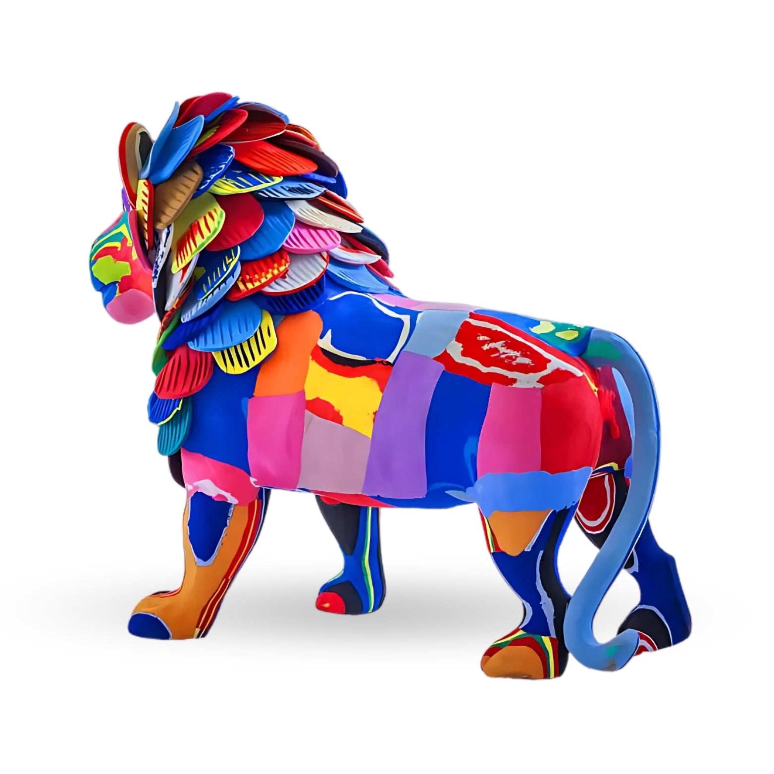 Lion | Flip Flop Sculpture – Ocean Sole