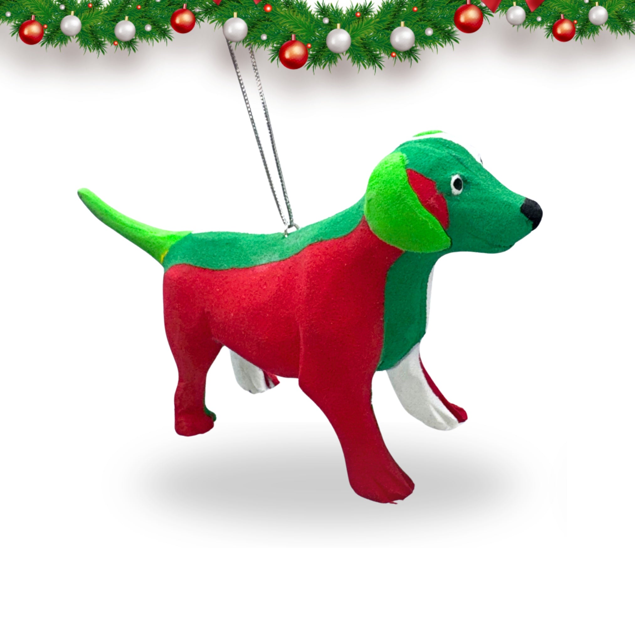 Dog Hanging Christmas Ornament