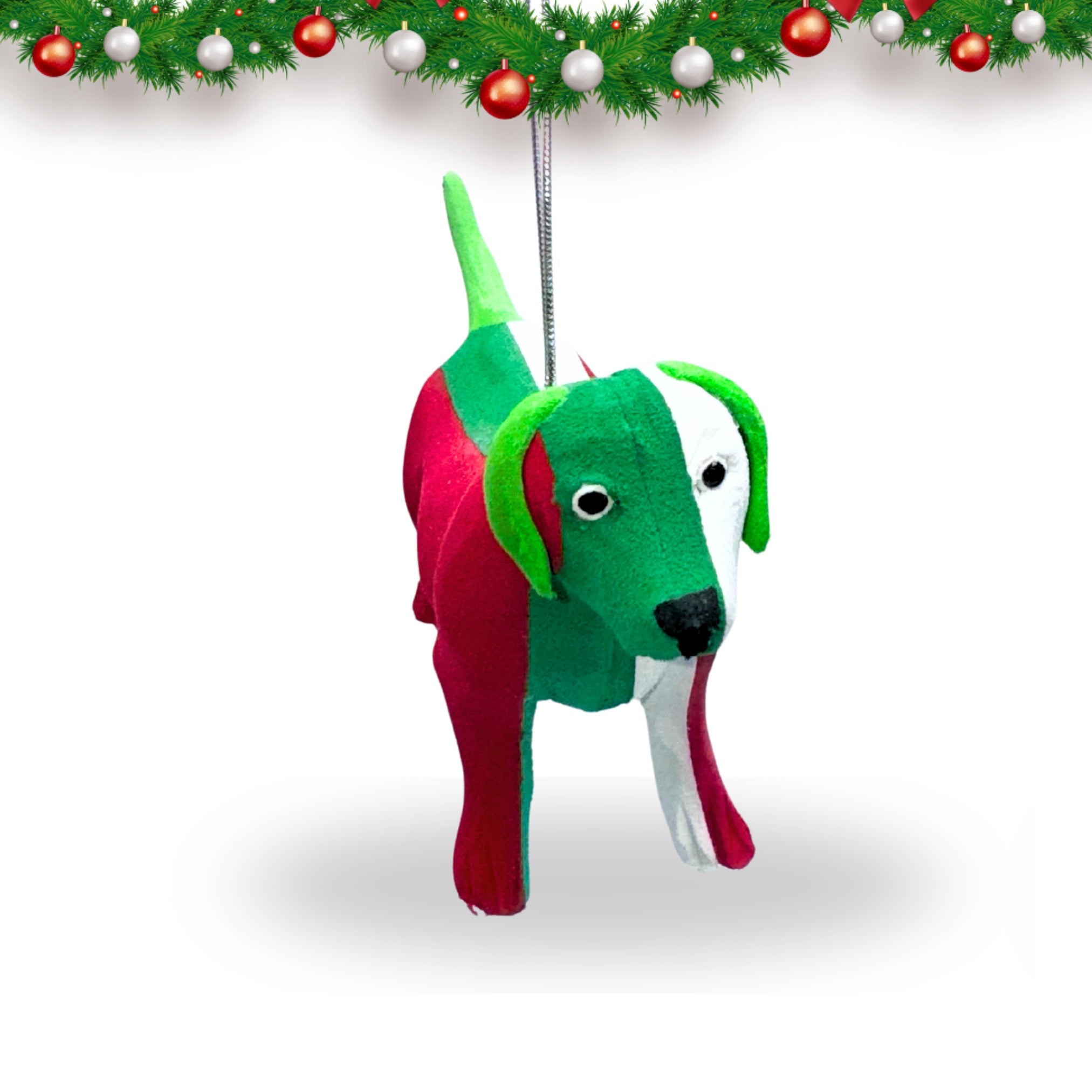 Dog Hanging Christmas Ornament