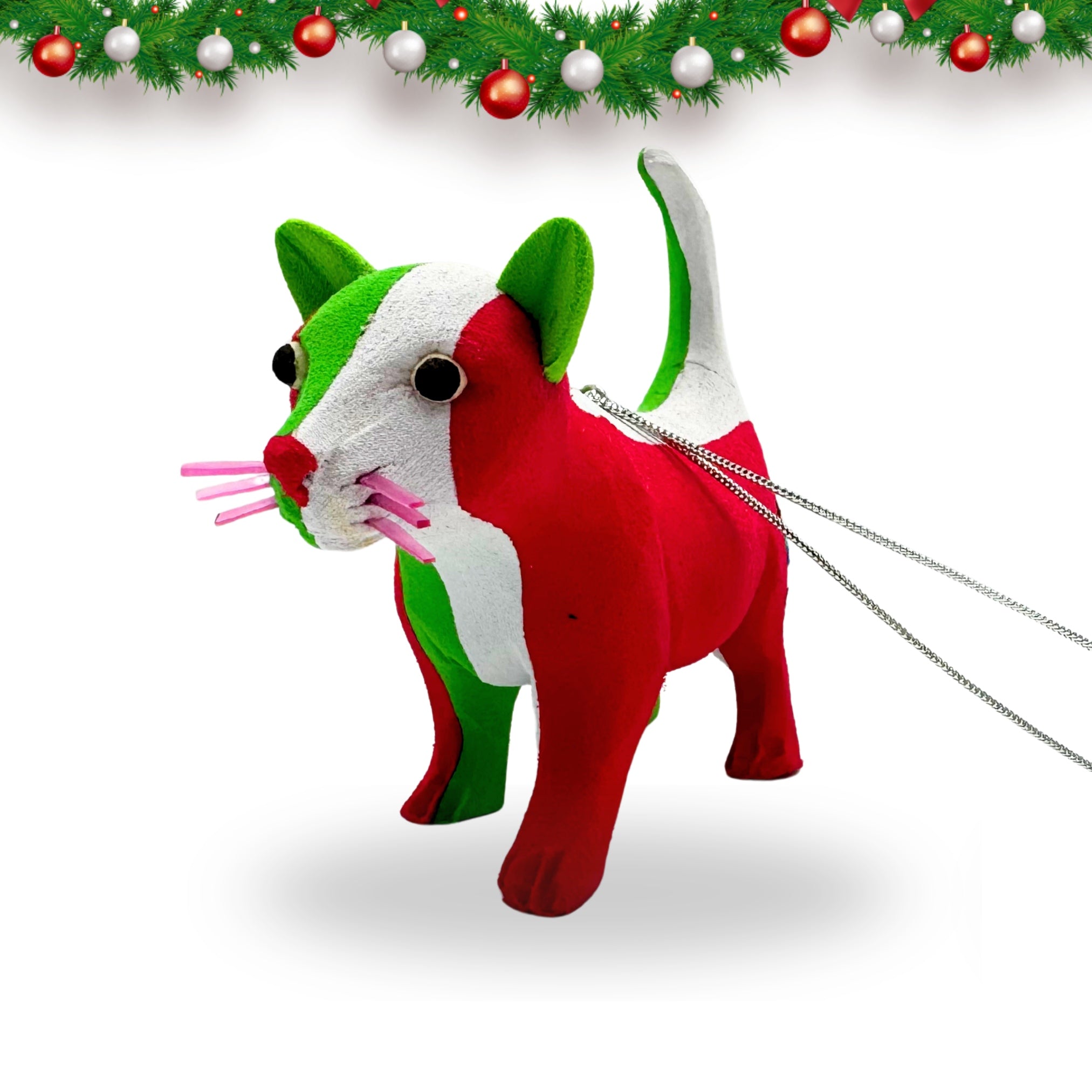 Cat Hanging Christmas Ornament