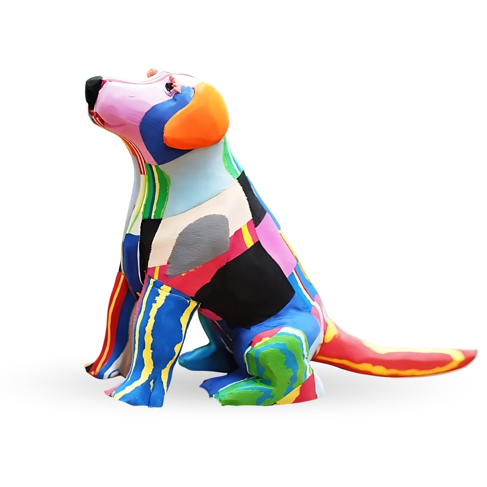 Dog Sitting Lab | Flip Flop Sculpture – Ocean Sole